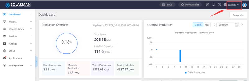 Universal Solar Monitoring Software-SOLARMAN Business